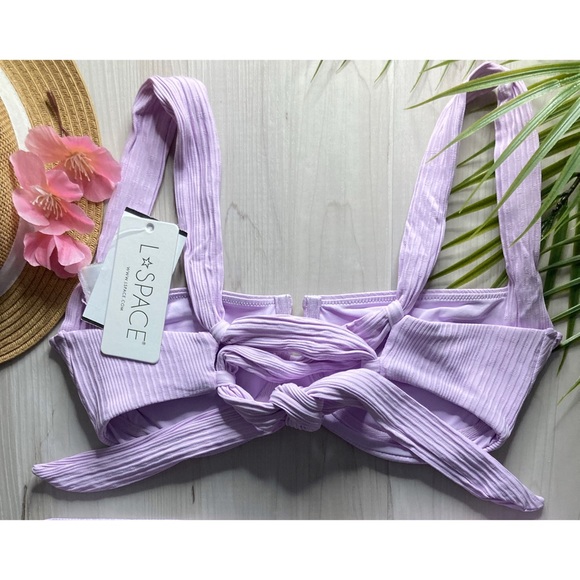 L*Space Lilac Bikini TOP - Picture 12 of 15